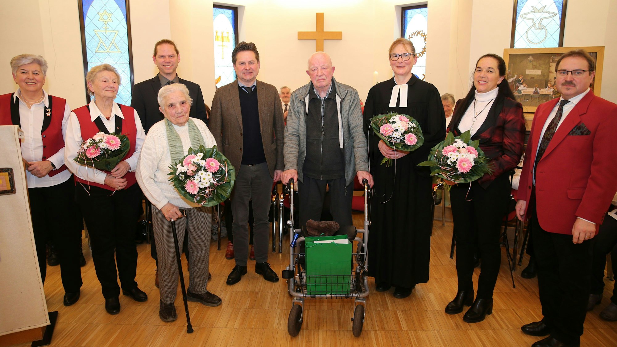 Ein Gruppenfoto.