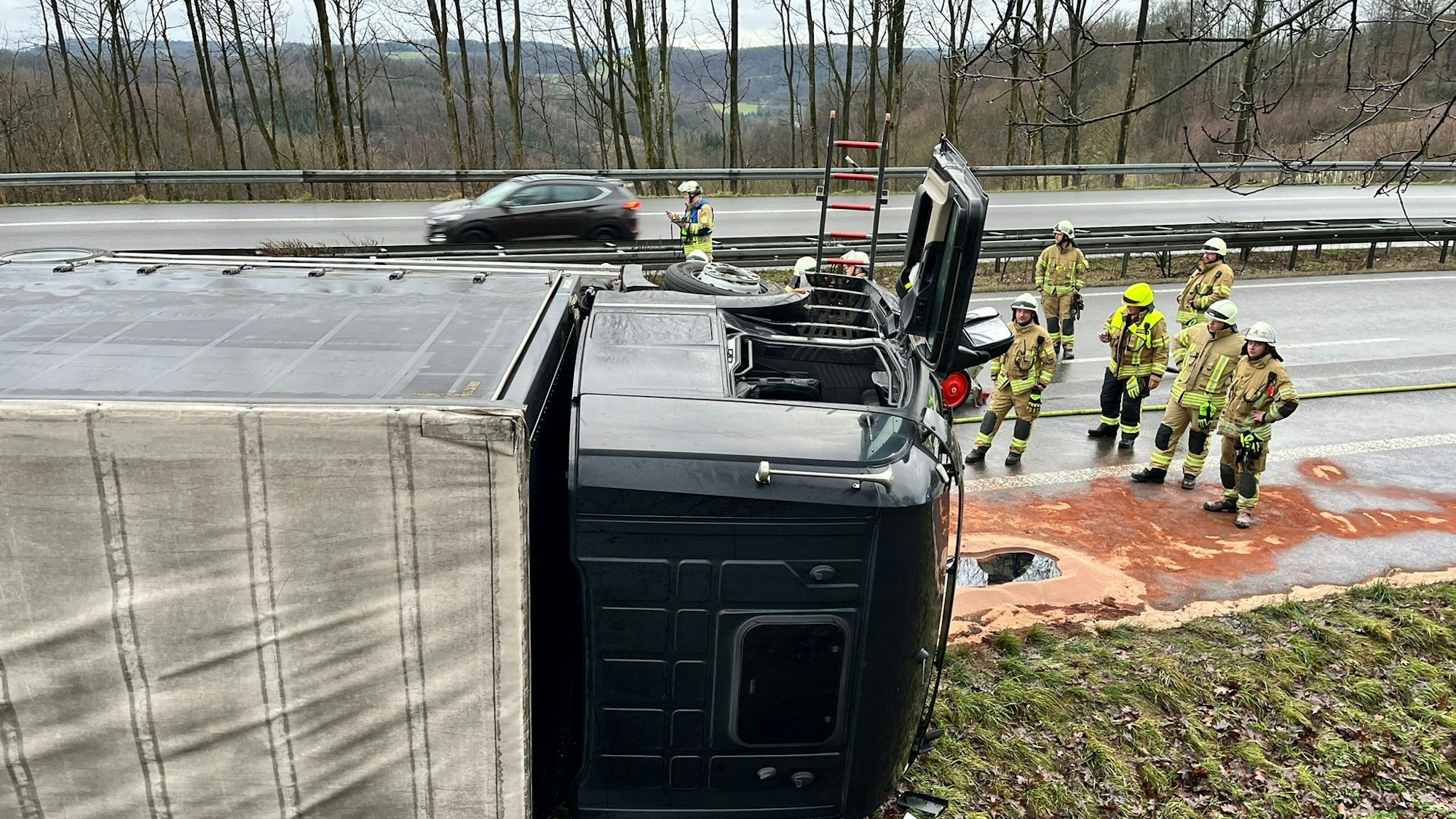 25.01.2025
Reichshof
A4
Umgestürzter Lkw