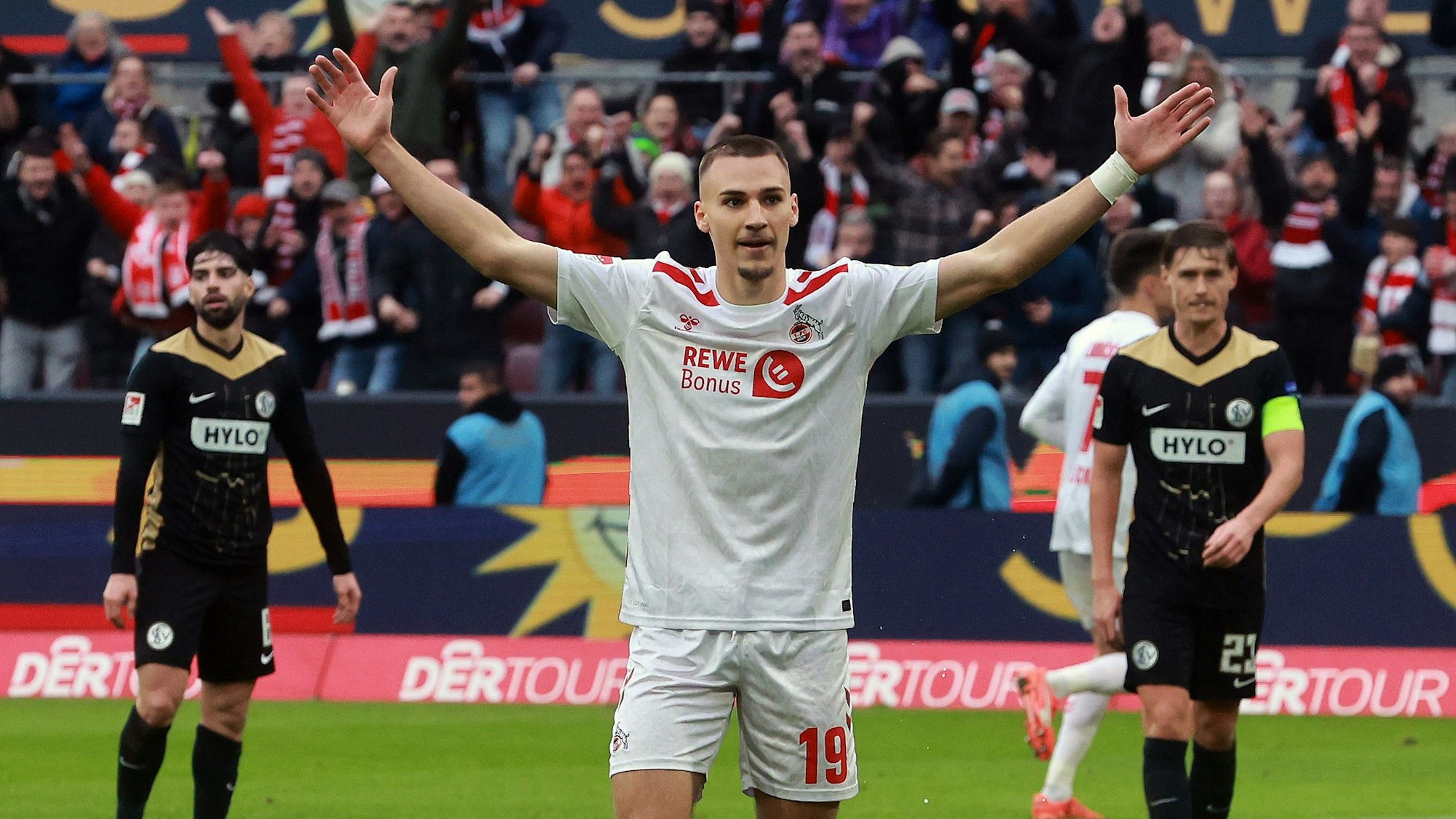 1. FC Köln vs. SV Elversberg, 19. Spieltag, 25.01.2025, 13.00 Uhr, Tim Lemperle (1. FC Köln), Bild: Herbert Bucco