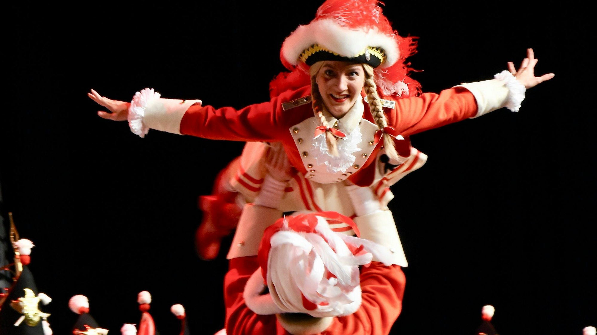 Sitzung der 1. Hennefer KG, Kölsche Funken rut-wieß