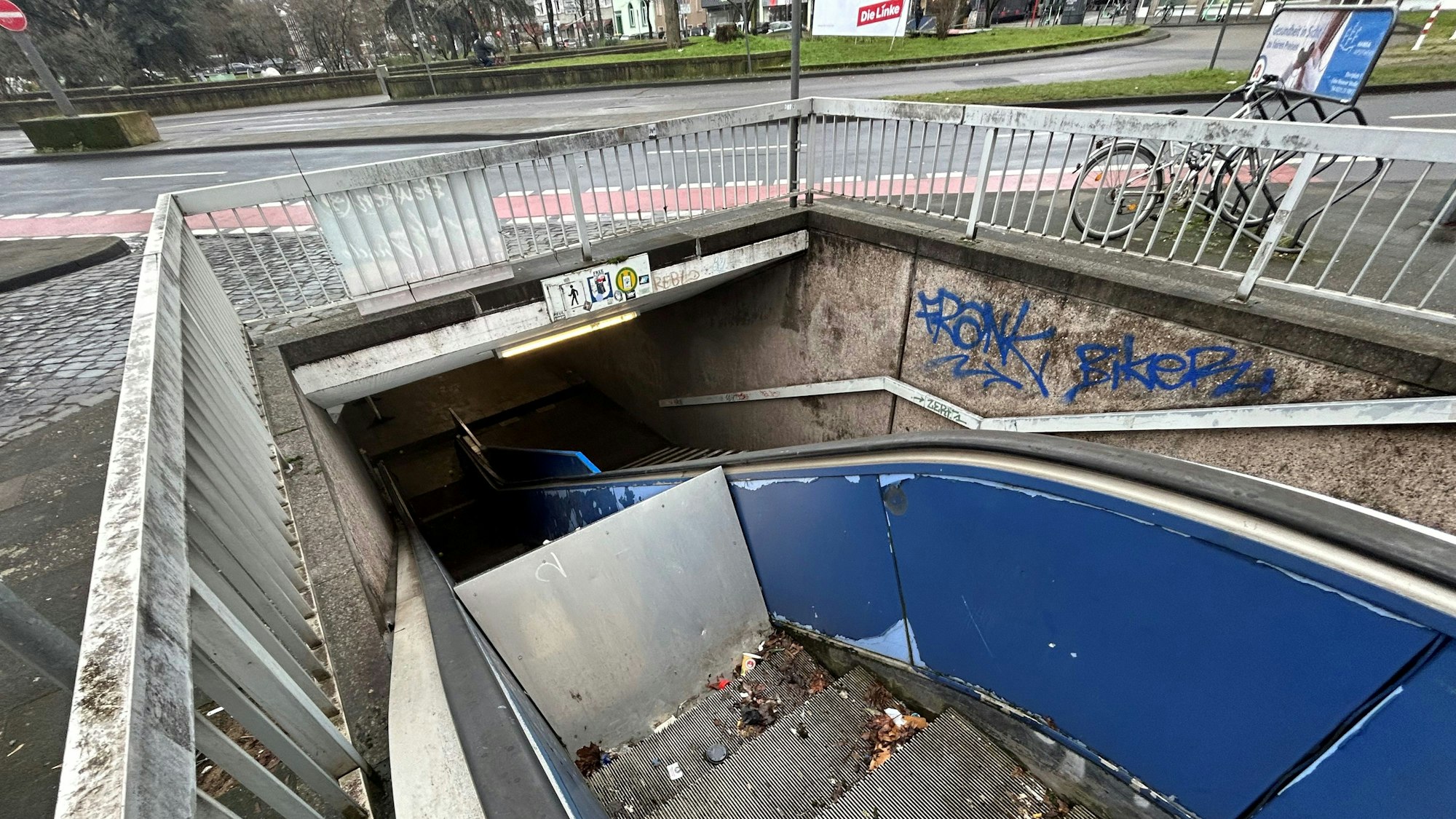 Ebertplatz Abgang U-Bahn