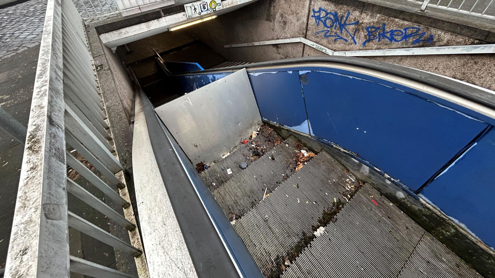 Ebertplatz Abgang U-Bahn