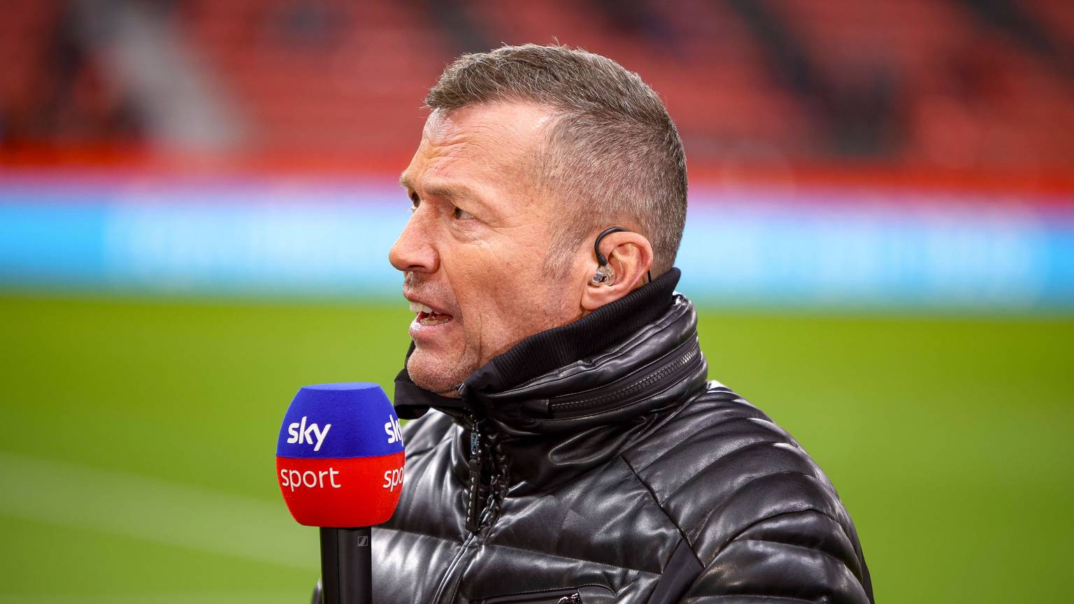Lothar Matthäus im TV-Interview.