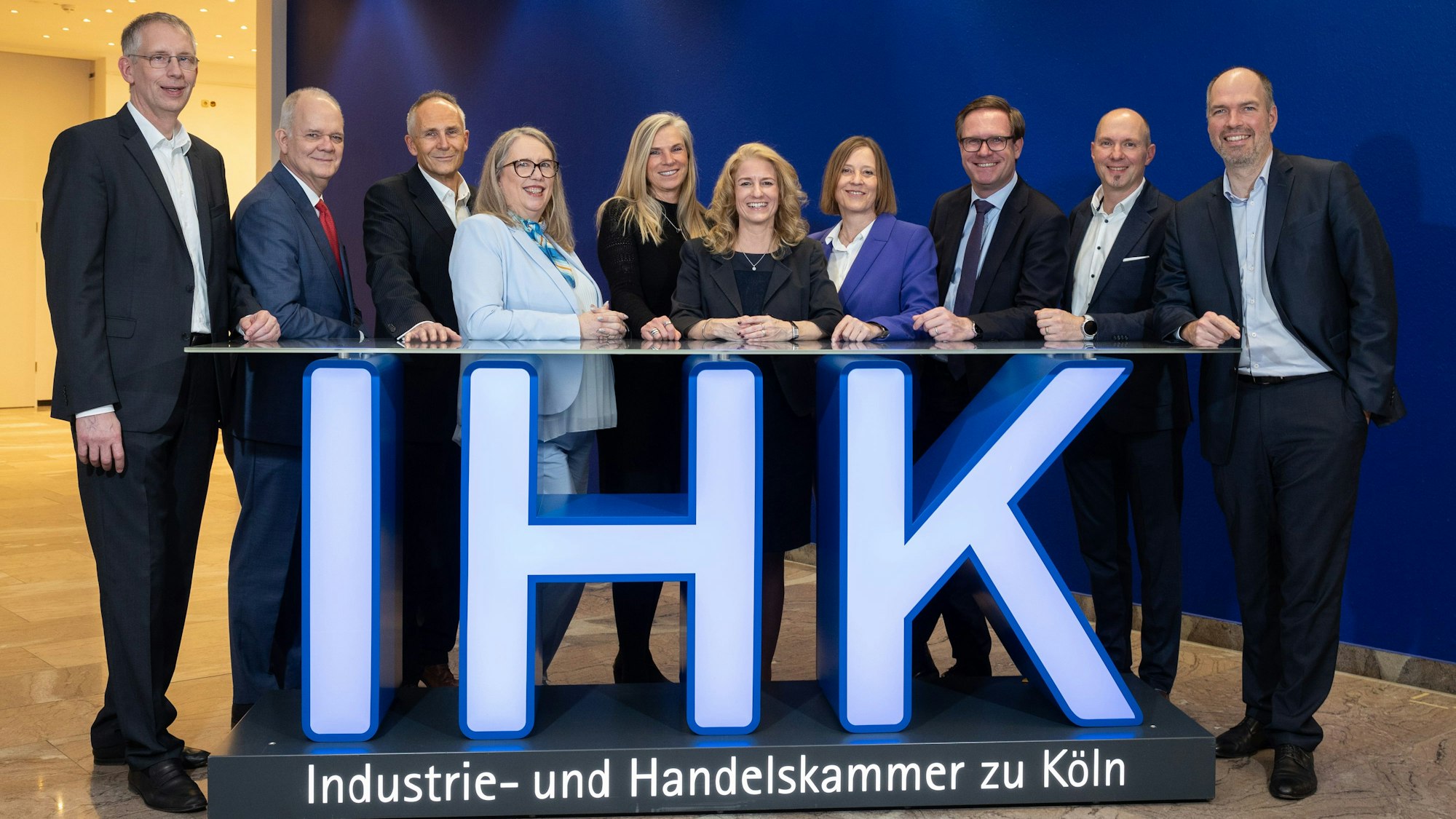 Das Präsidium der IHK Köln, das die Vollversammlung am 28.01.2025 gewählt hat