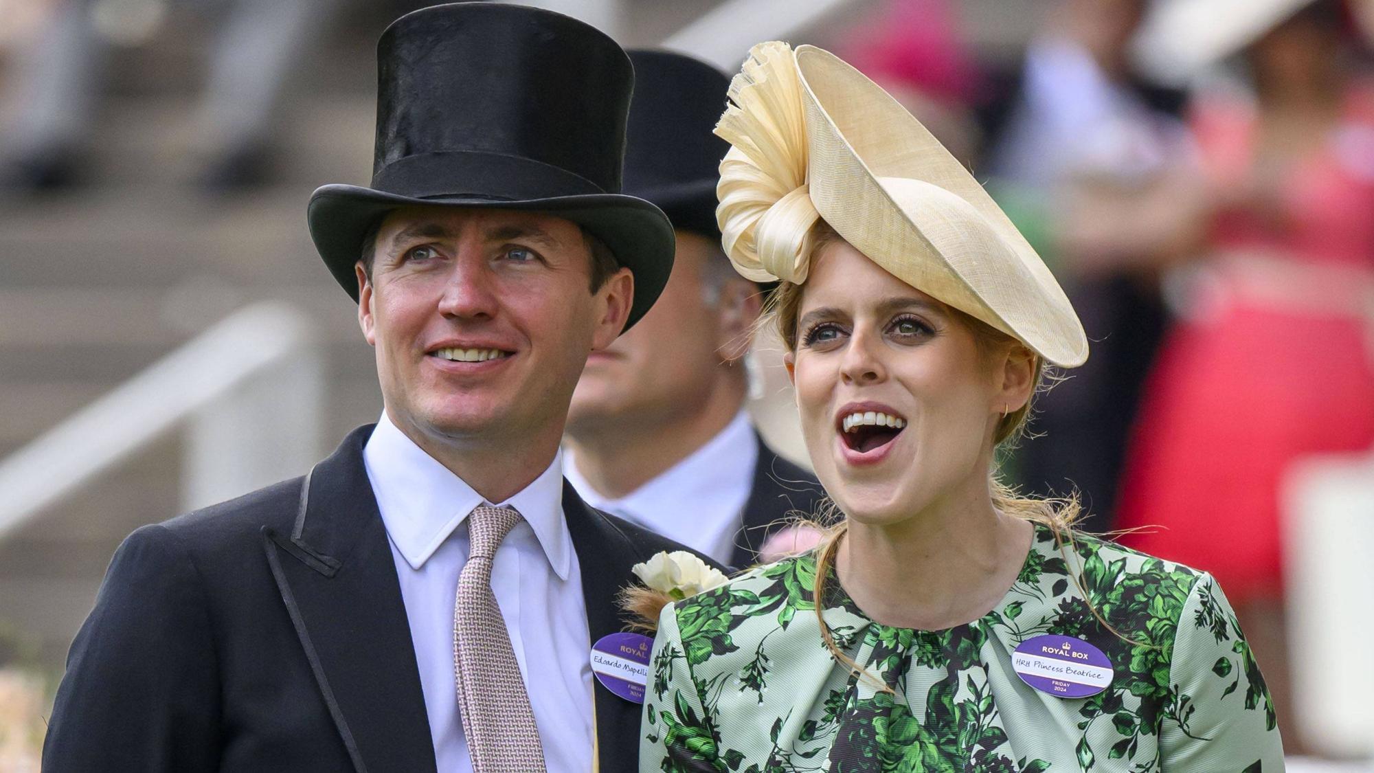 Edoardo Mapelli Mozzi und Prinzessin Beatrice beim Royal Ascot.