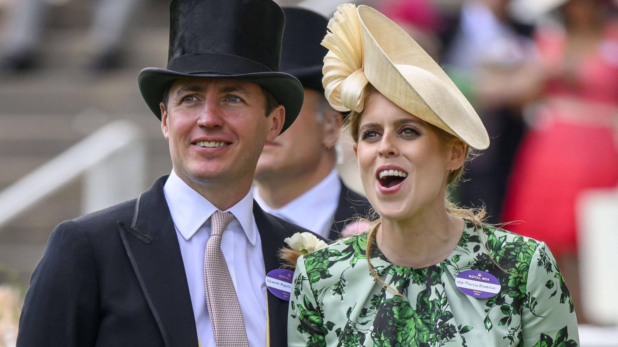 Edoardo Mapelli Mozzi und Prinzessin Beatrice beim Royal Ascot.