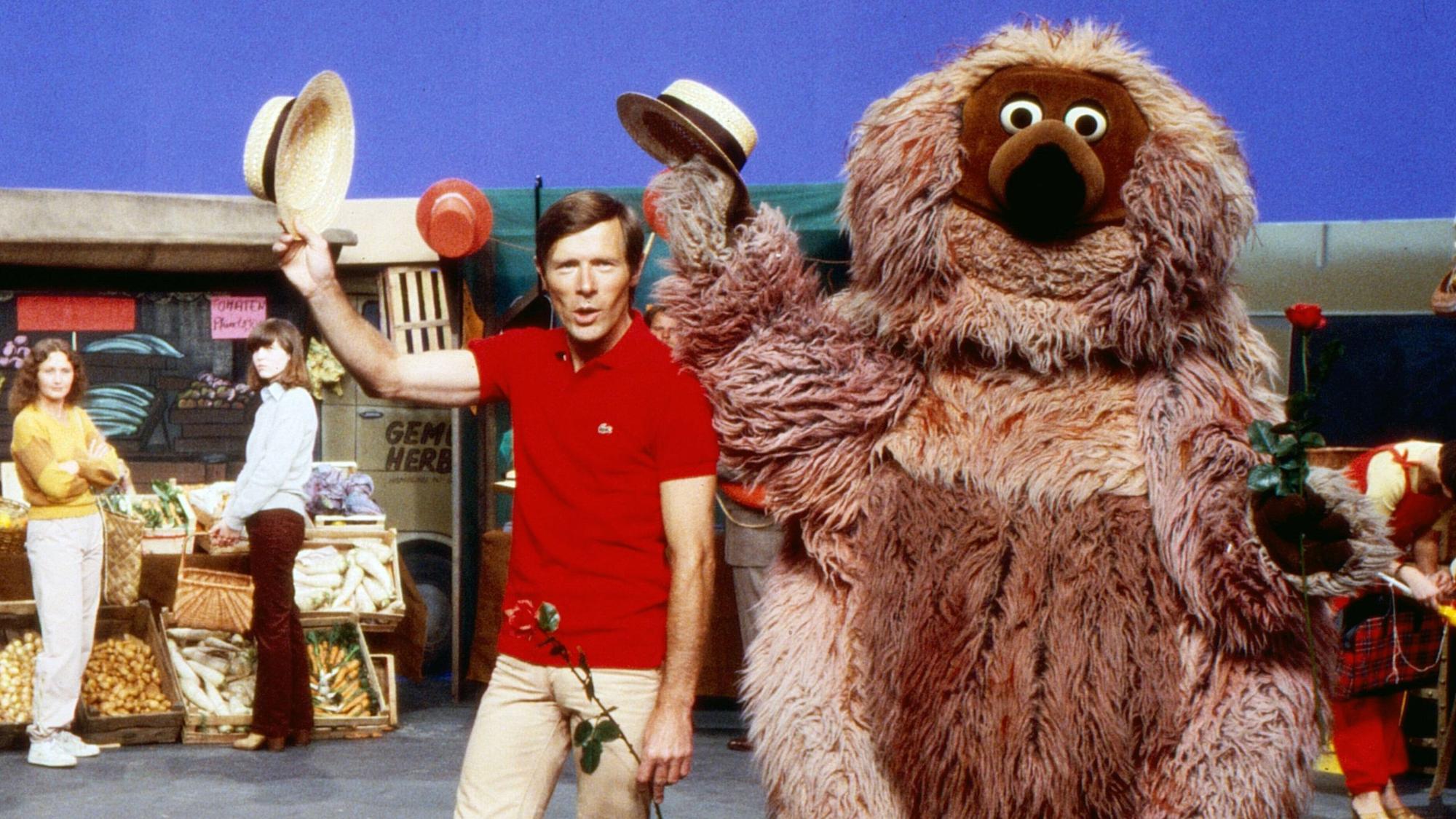 Horst Janson tanzte mit Samson in der Sesamstraße.