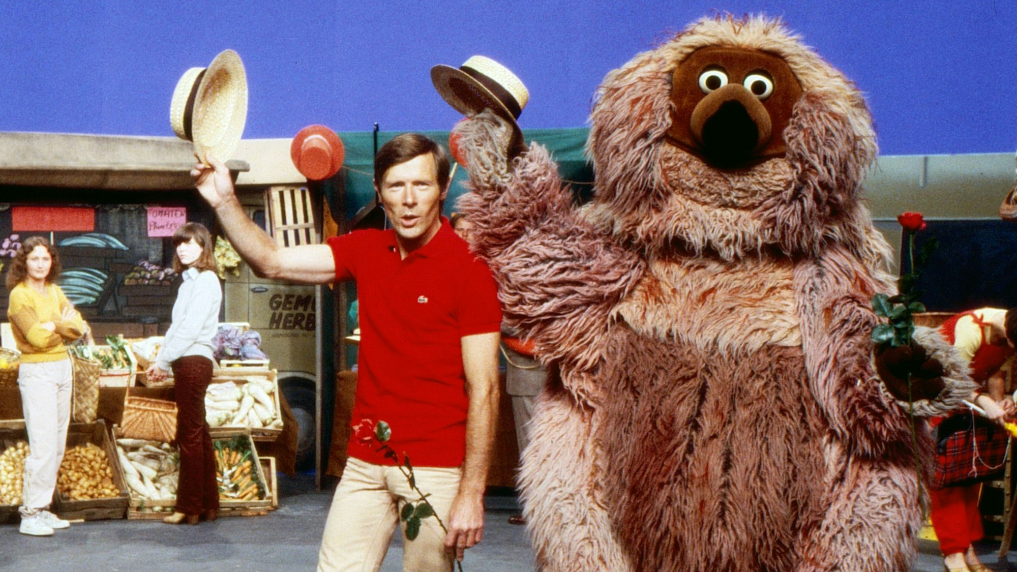 Horst Janson tanzte mit Samson in der Sesamstraße.