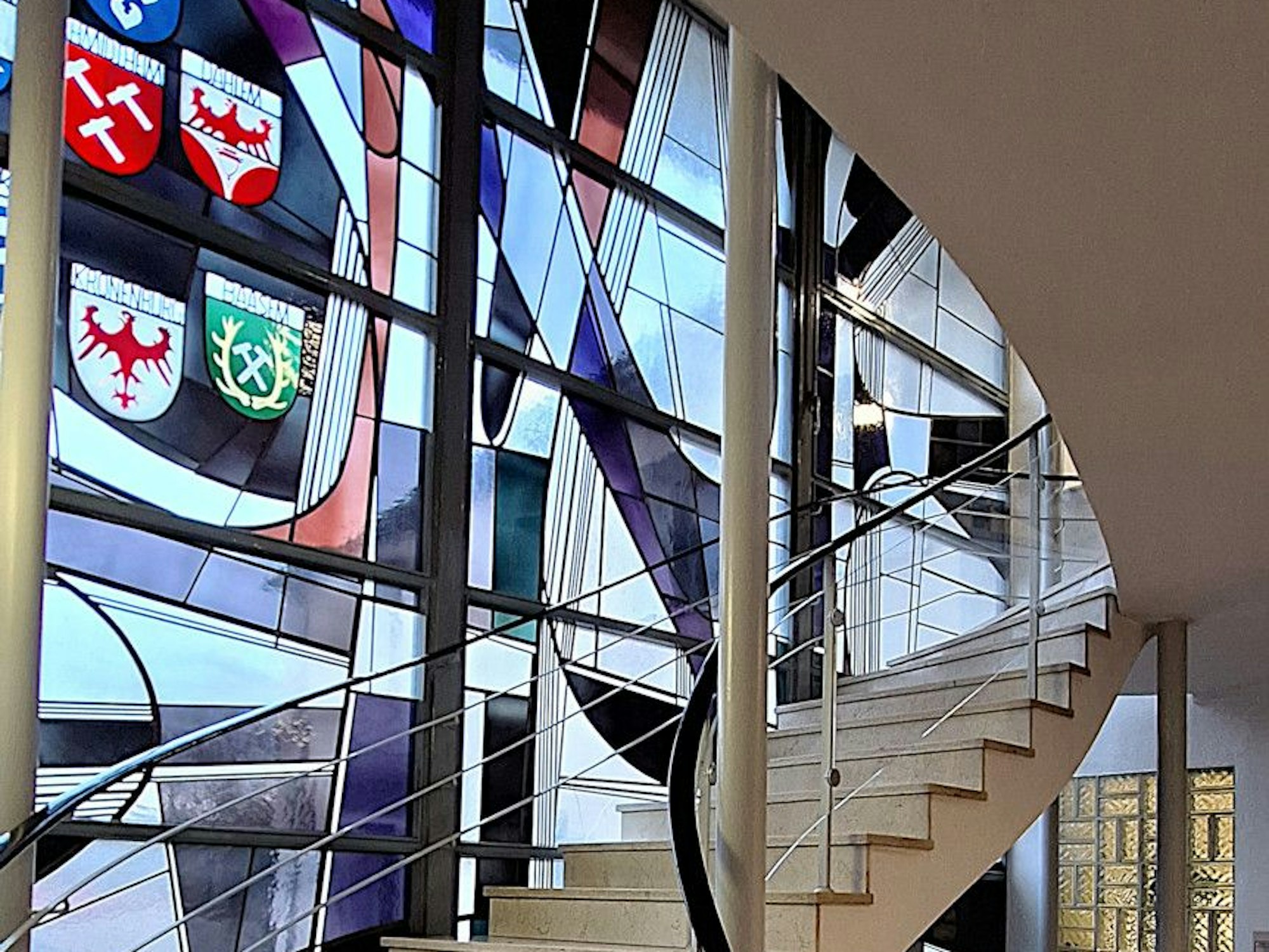 Das Treppenhaus im Schmidtheimer Rathaus ist nicht behindertengerecht.