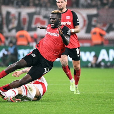 Wechsel nicht zustande gekommen: Victor Boniface bleibt Spieler von Bayer Leverkusen.