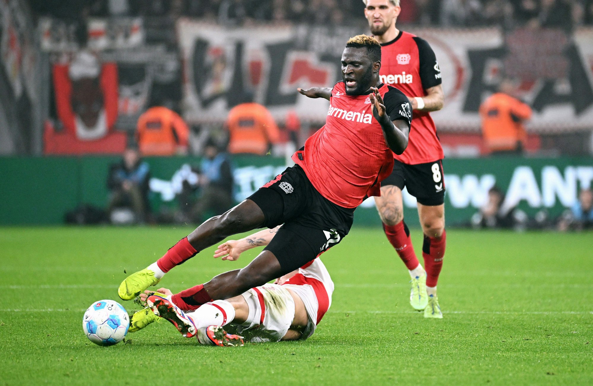Wechsel nicht zustande gekommen: Victor Boniface bleibt Spieler von Bayer Leverkusen.