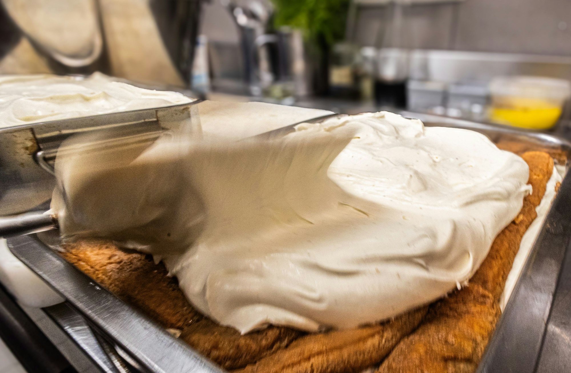 Pistazien-Tiramisu: Das Rezept hat Max Häck erfunden.