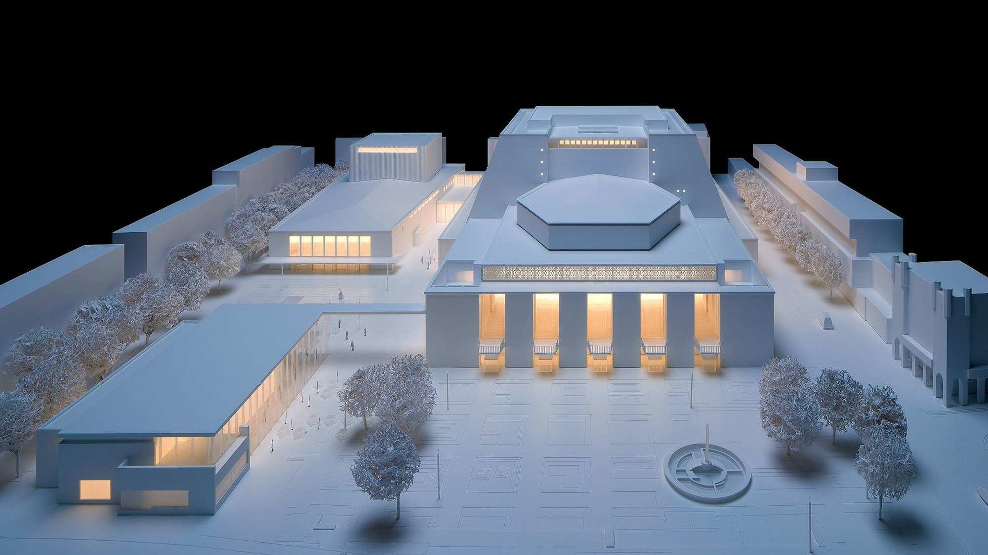 Architekturmodell Umbau Oper und Schauspielhaus Koeln, HPP Architekten