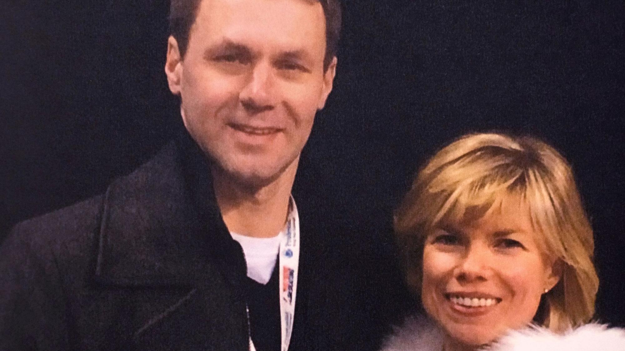 Dieses vom The Skating Club of Boston zur Verfügung gestellte Foto zeigt die Clubtrainer Jewgenija Schischkowa und Wadim Naumow die bei dem Flugzeugunglück am Mittwoch ums Leben kamen. (Archivfoto)
