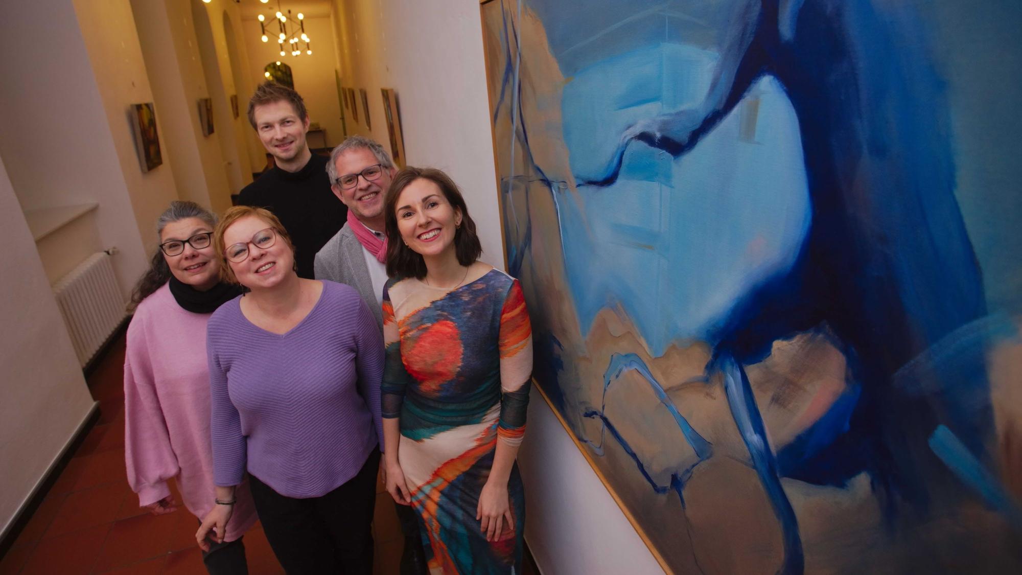 Von links: Astrid Lutz, Carolin Dörmbach, Hendrik Leyerer, Thomas Dörmbach, Anna Laurin Blumberg