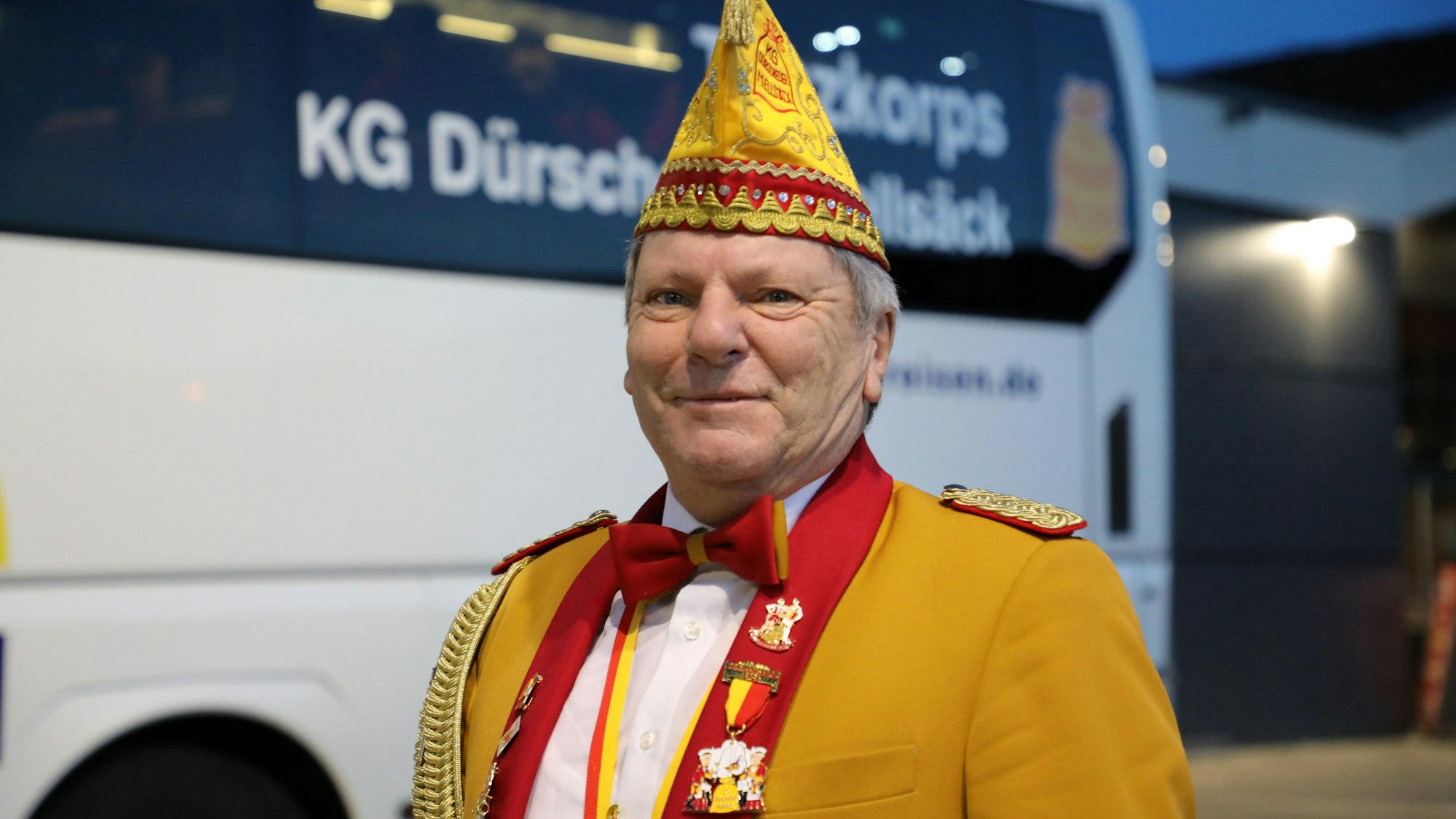 Das Foto zeigt Wilfried Fischer von den Dürscheder Mellsäck