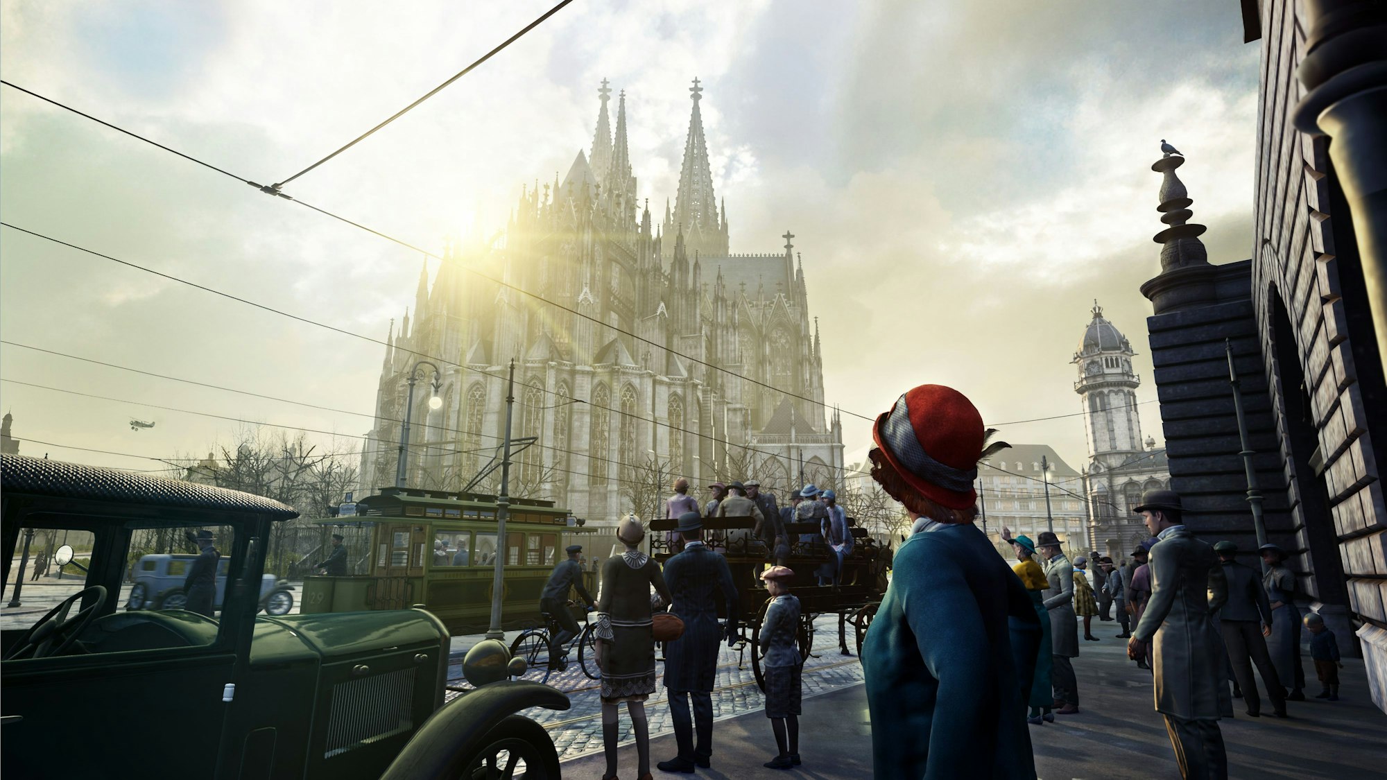 Eine Szene der VR-Tour „Köln 1926“ bei Timeride