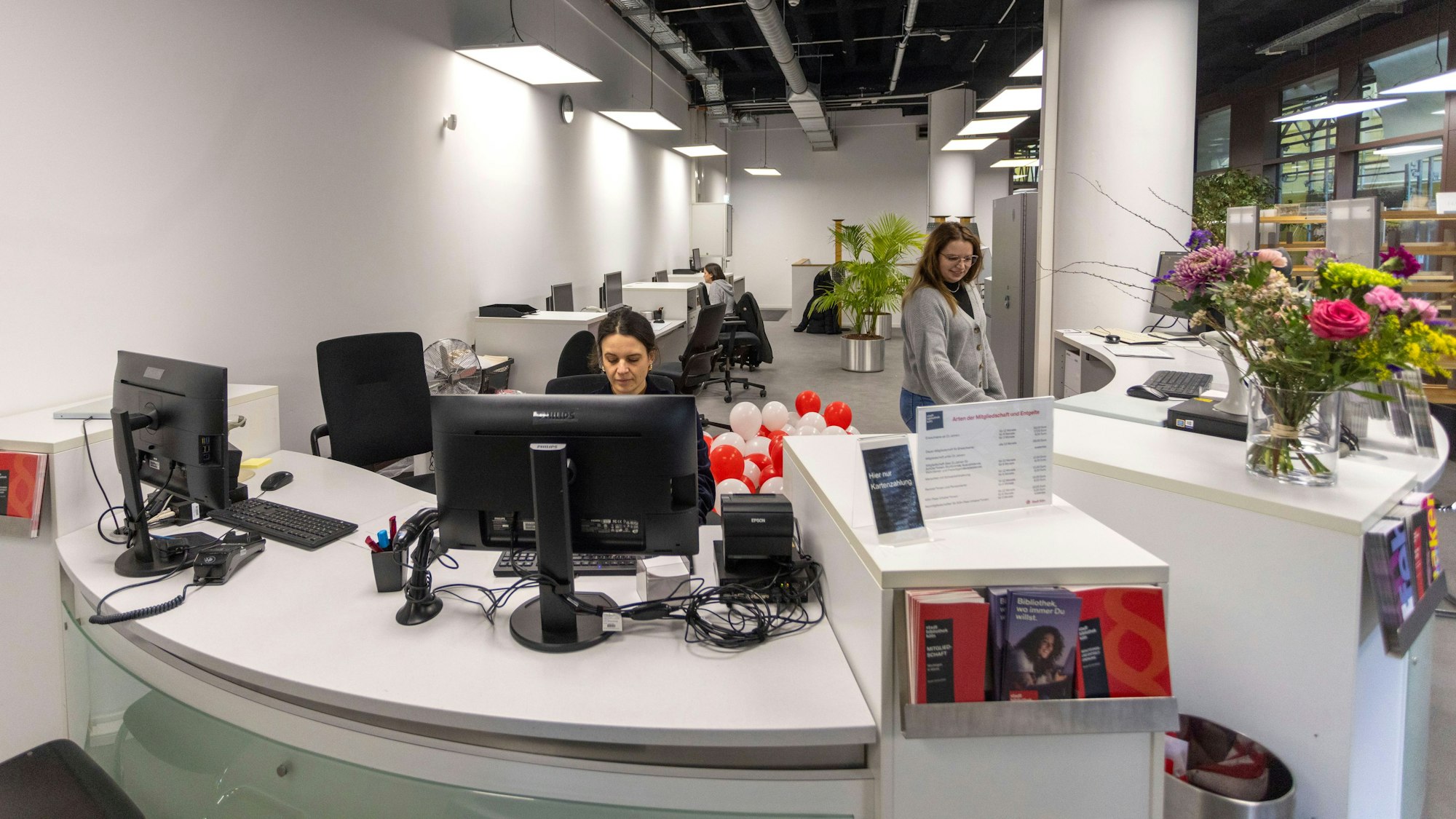 Der Servicebereich ist ab Mittwoch geöffnet.