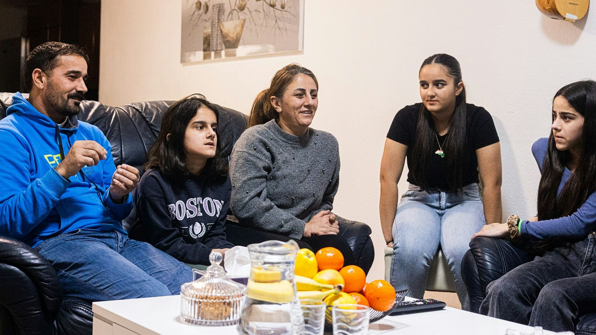 Familie Othman zuhause