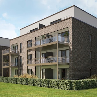 Eine Visualisierung des Bauprojekts der Genossenschaft am Simonskaul.