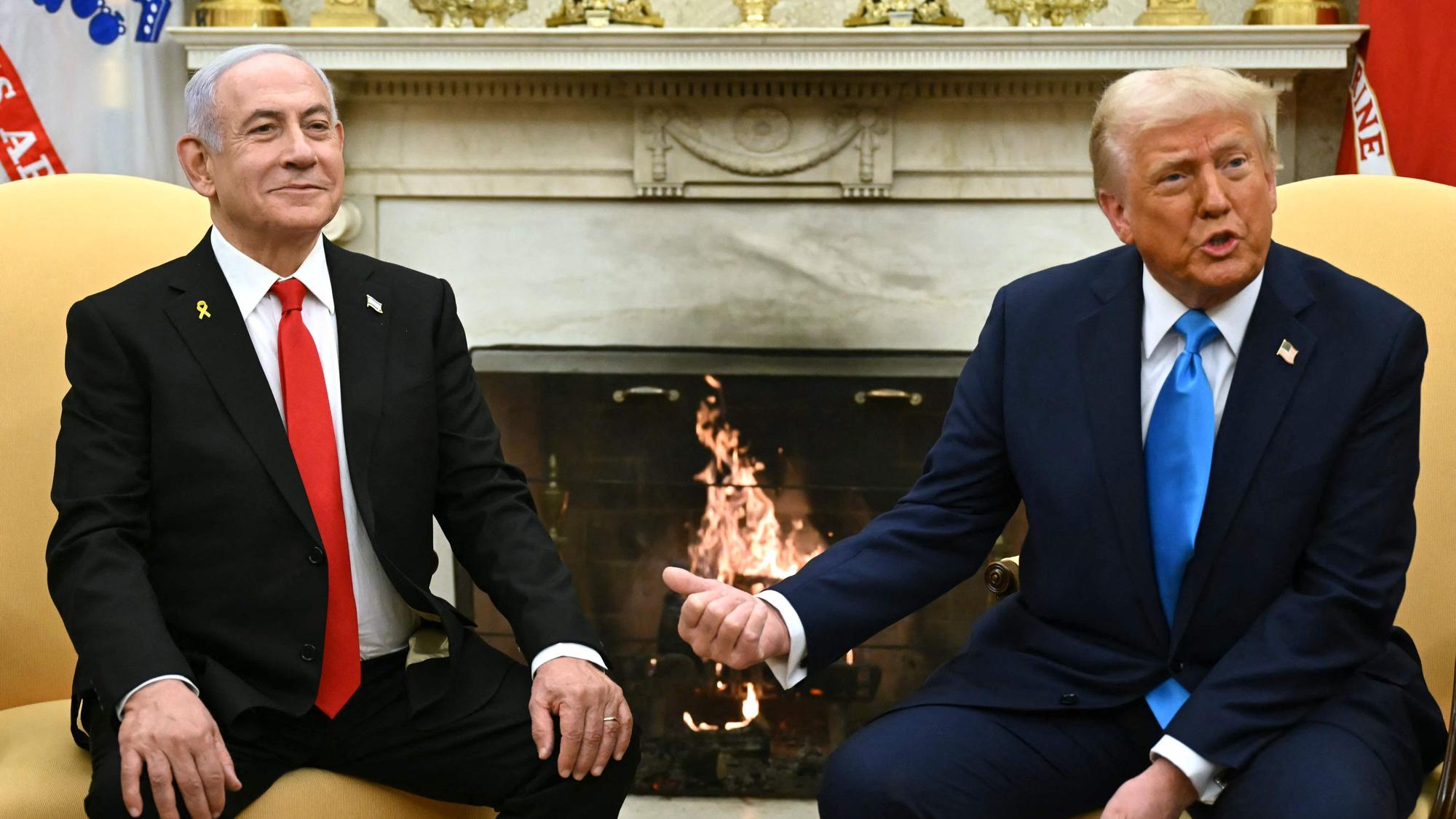 Gute Laune bei Benjamin Netanjahu: Donald Trump hat mit seinen Gaza-Plänen für internationale Reaktionen gesorgt.