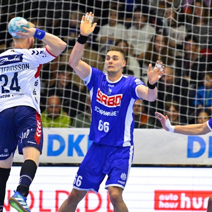 Spielszene aus dem Handball