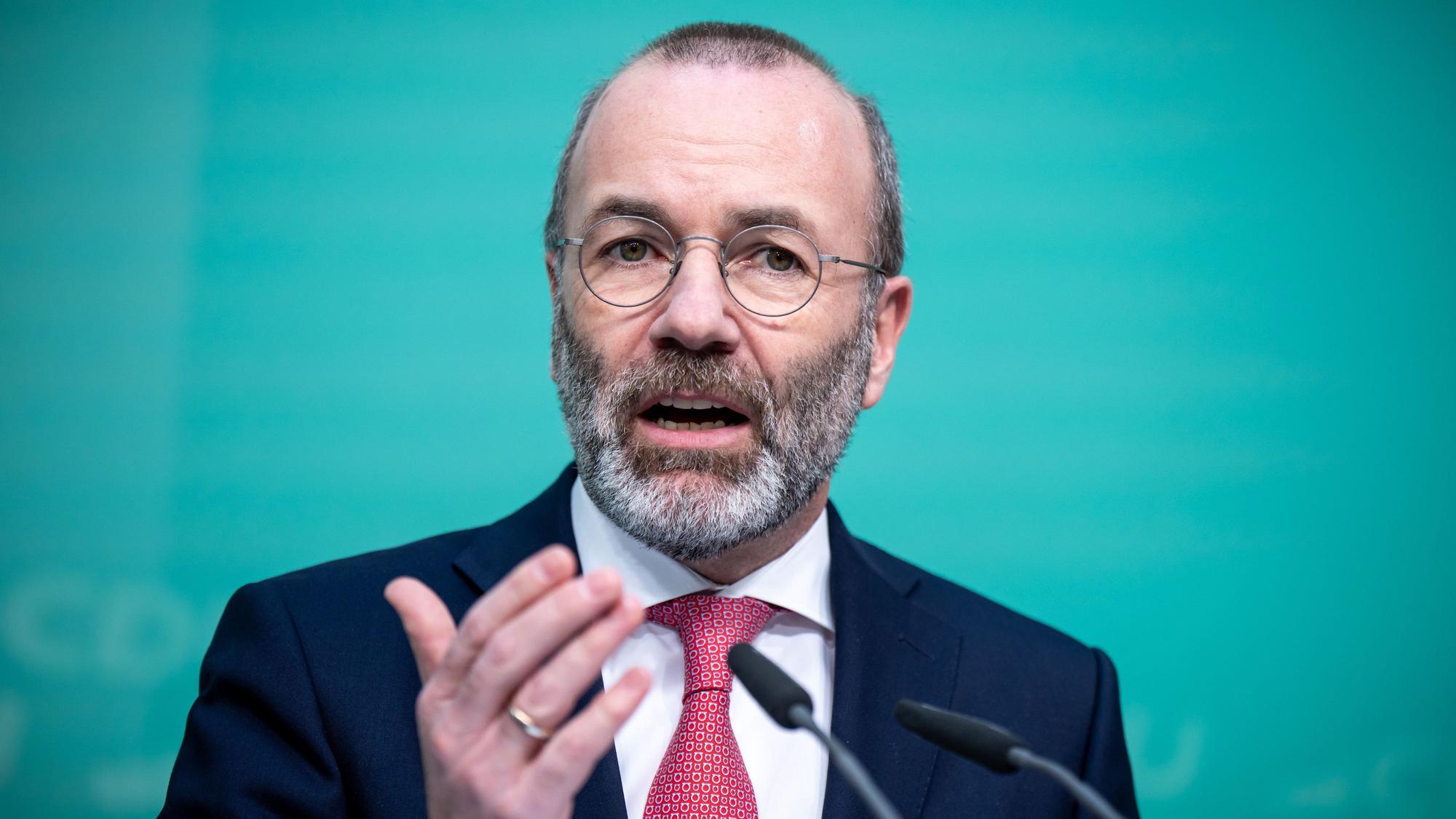 Manfred Weber (CSU), Vorsitzender der EVP (Europäische Volkspartei)