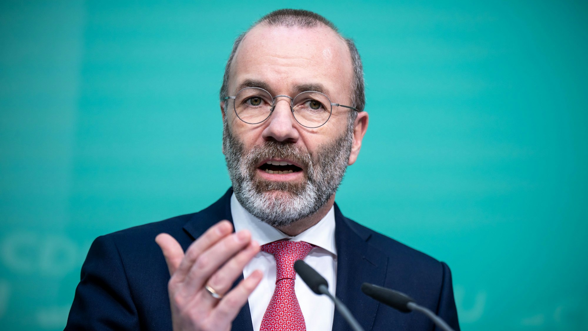 Manfred Weber (CSU), Vorsitzender der EVP (Europäische Volkspartei)