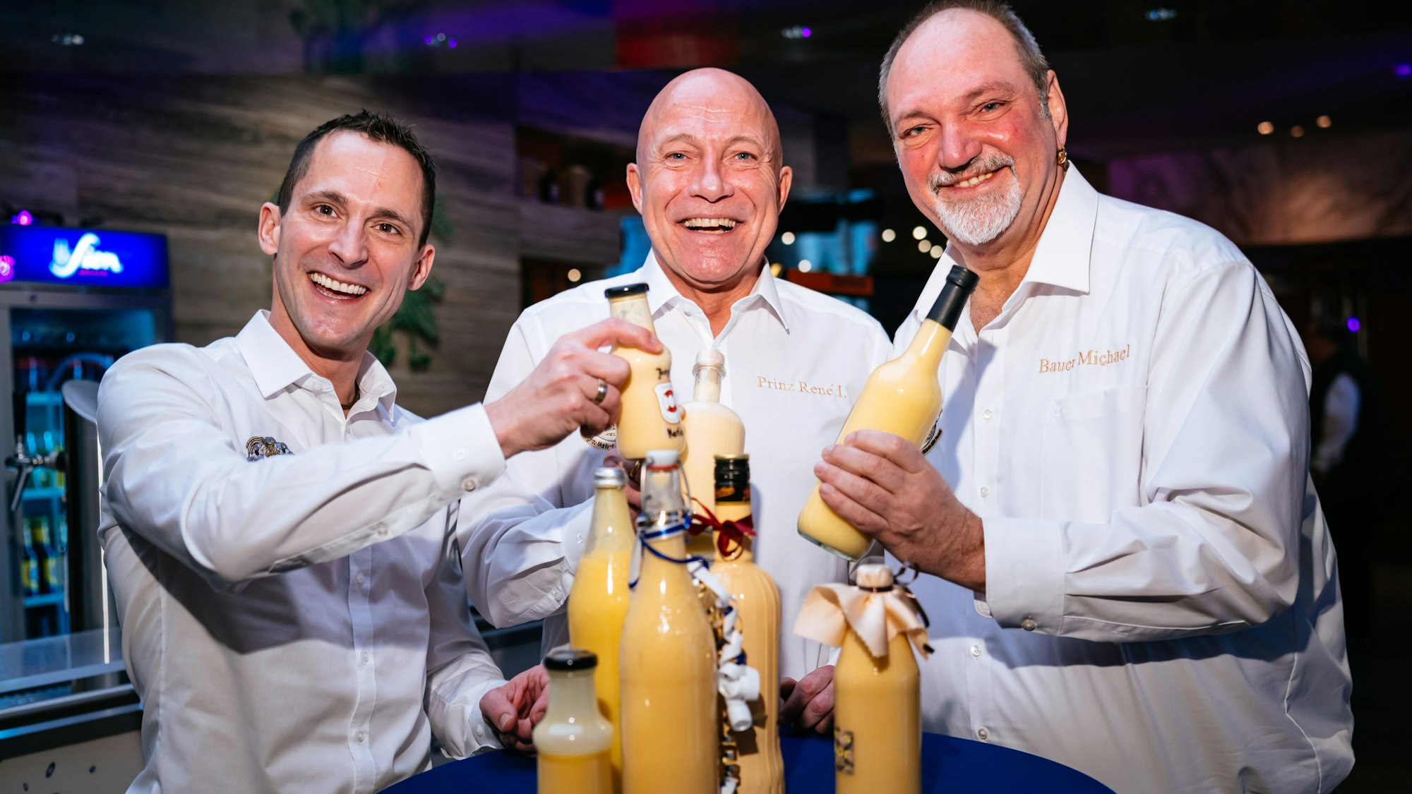 Eierlikör geht bei den Tollitäten so schnell nicht aus.