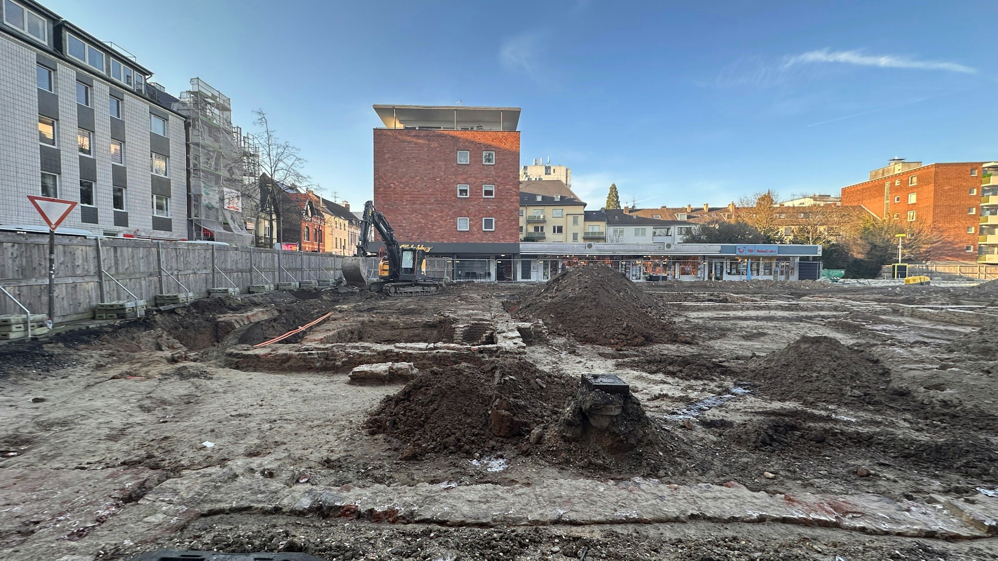 Baustelle Bezirksrathaus Rodenkirchen