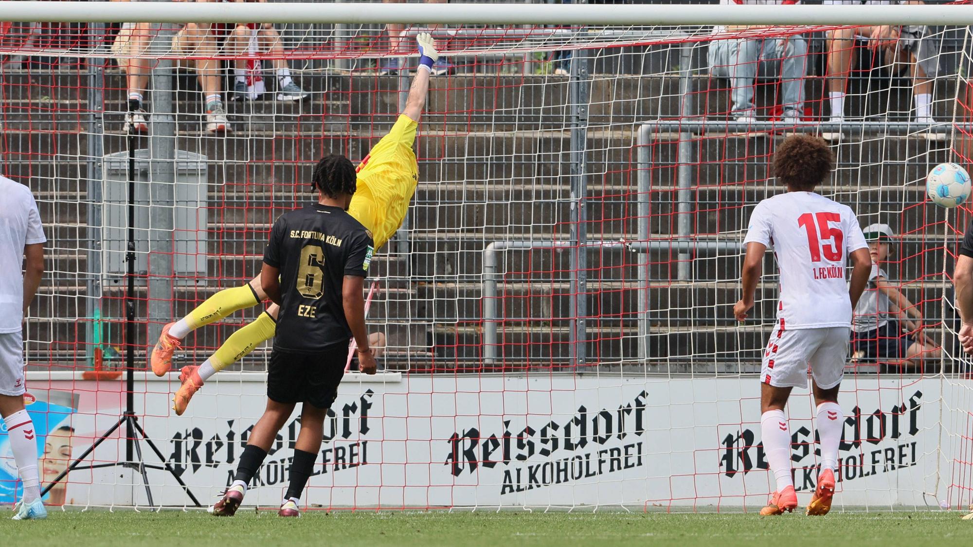 Im Hinspiel entschied Fortuna-Angreifer Stipe Batarilo das Derby durch ein Traumtor