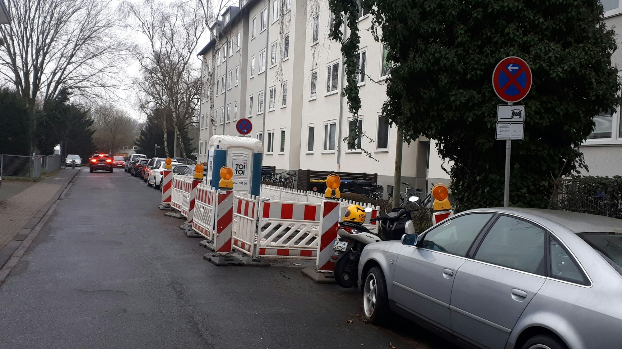 Eine Baustelle in Nippes