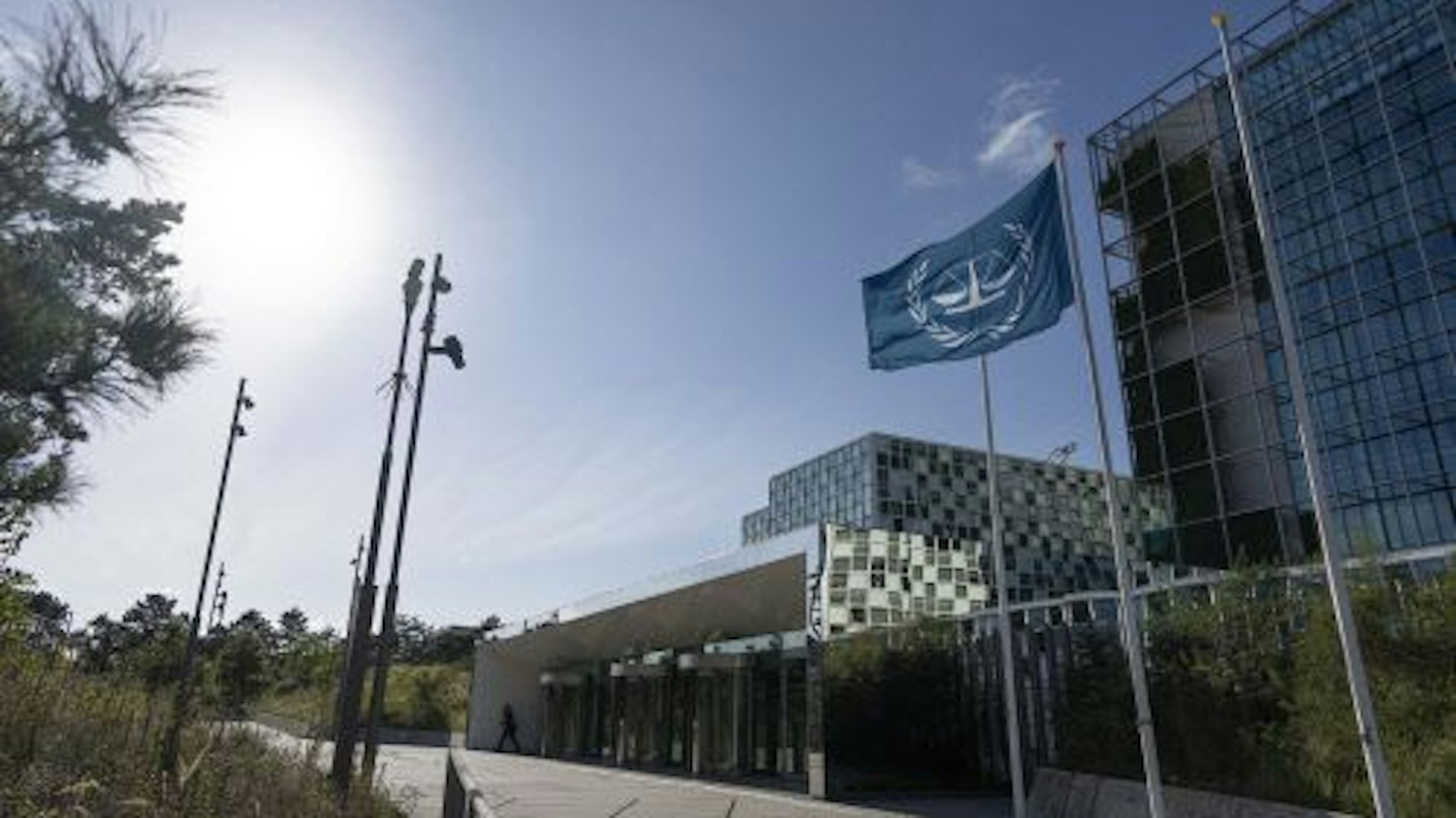 Blick auf den Internationalen Strafgerichtshof (ICC) in Den Haag.