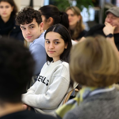 Köln, RSK, U18-Wahl Diskussion an der Katharina-Henoth-Gesamtschule mit OB Reker
