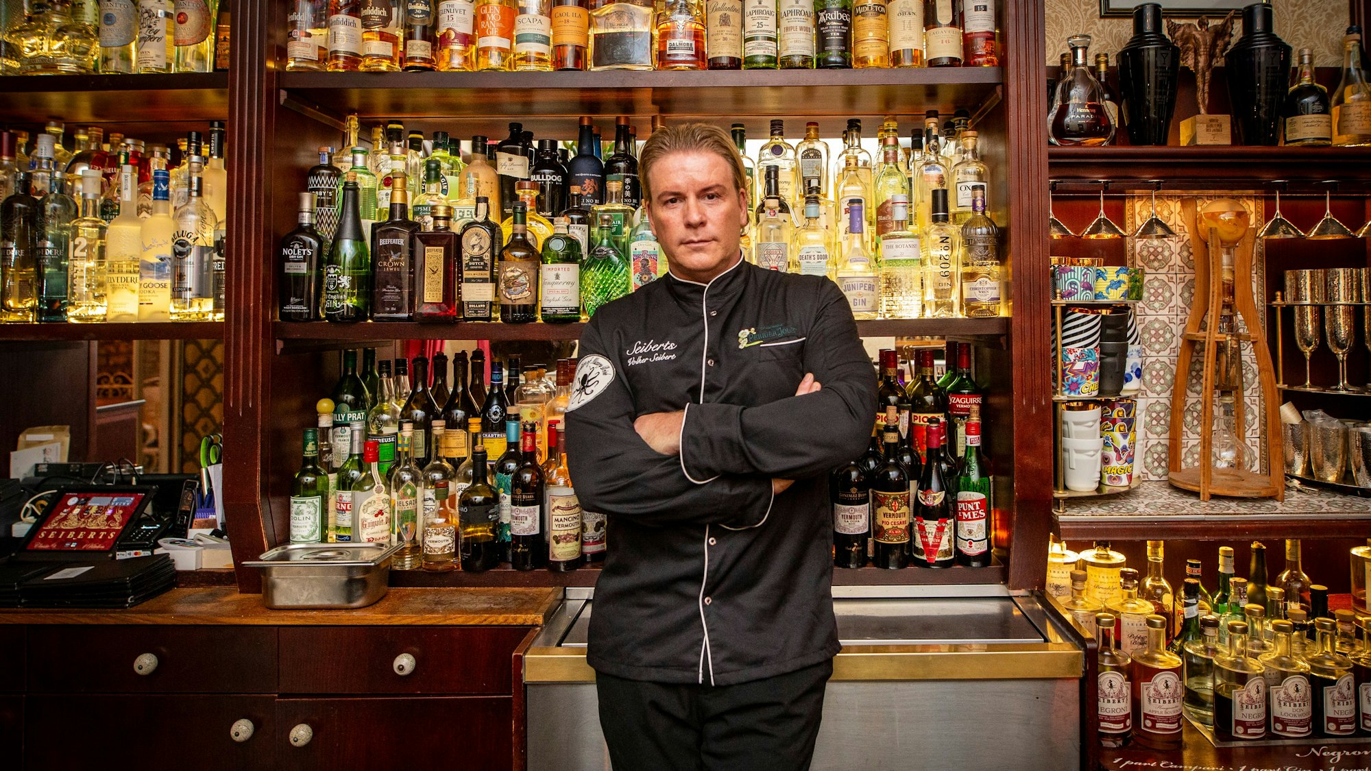 Bar-Ikone: Volker Seibert ist das Gesicht des hochdekorierten und international beachteten „Seiberts“.