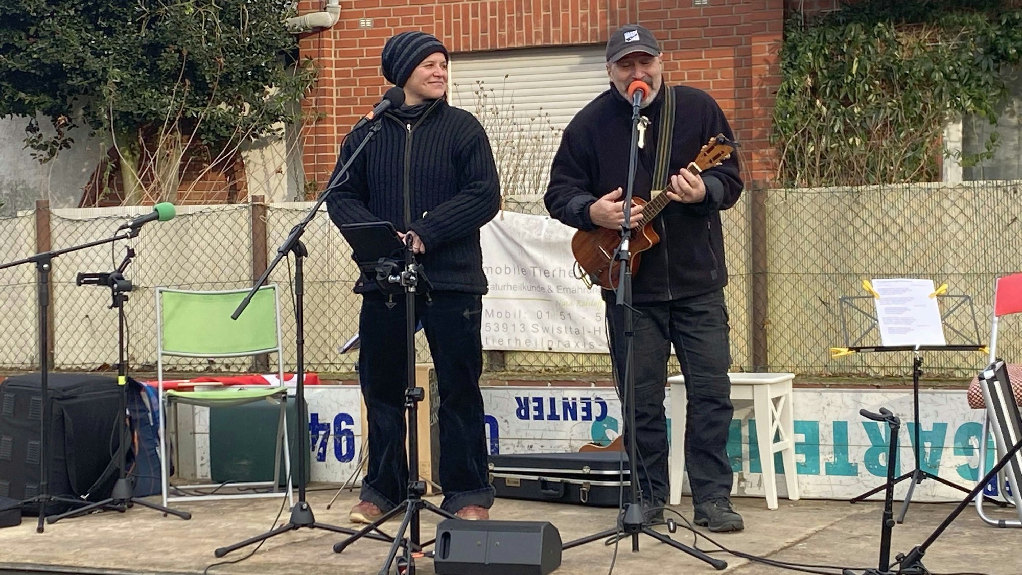 Das Duo Vassil Svechtarov, genannt Vasko, und Inga Beitz-Svechtarov