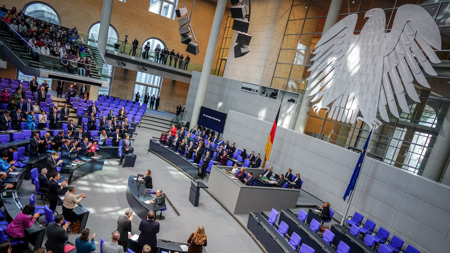 Das Parlament kam zu seiner letzten regulären Sitzung vor der Bundestagswahl zusammen.