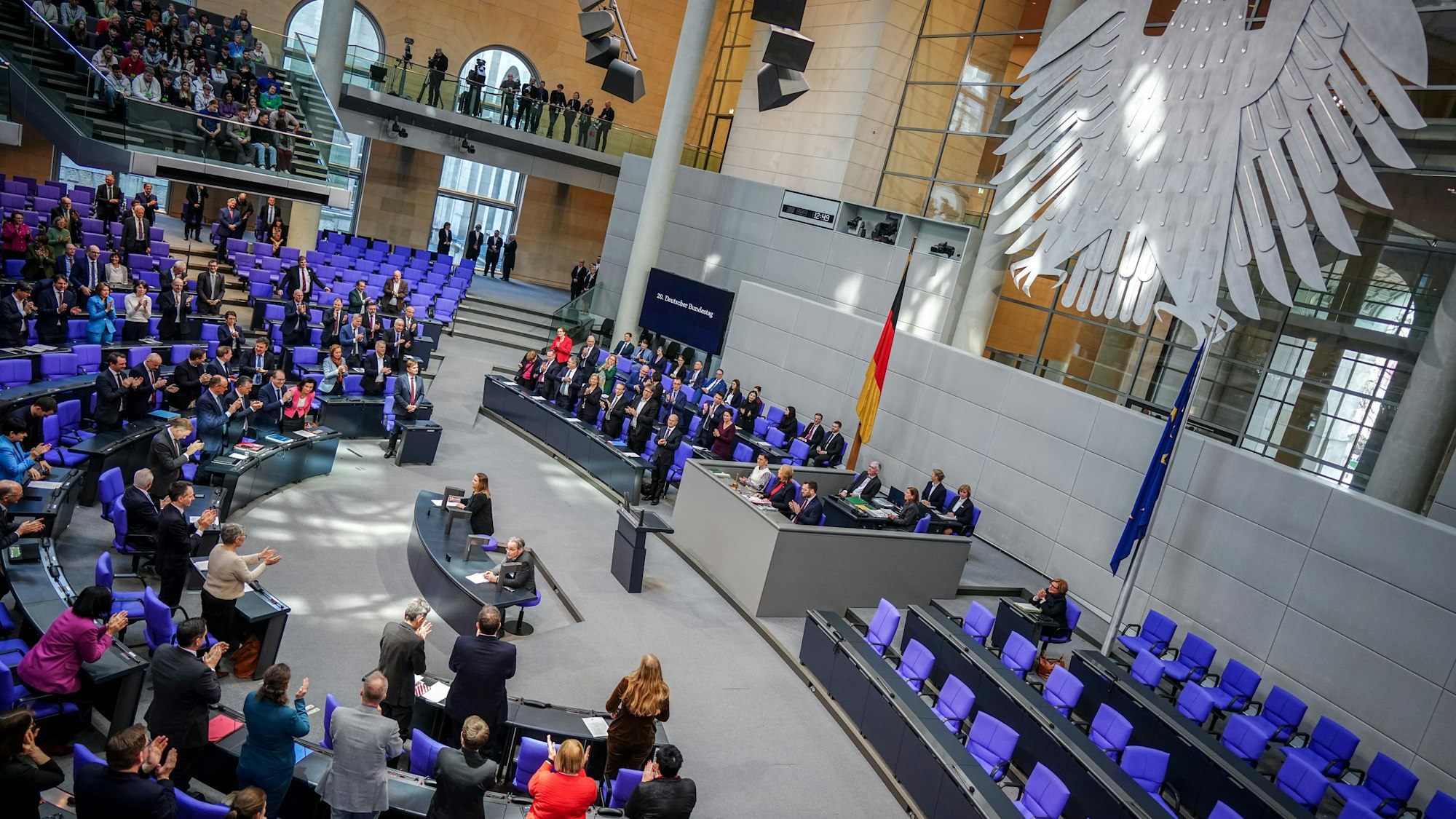 Das Parlament kam zu seiner letzten regulären Sitzung vor der Bundestagswahl zusammen.