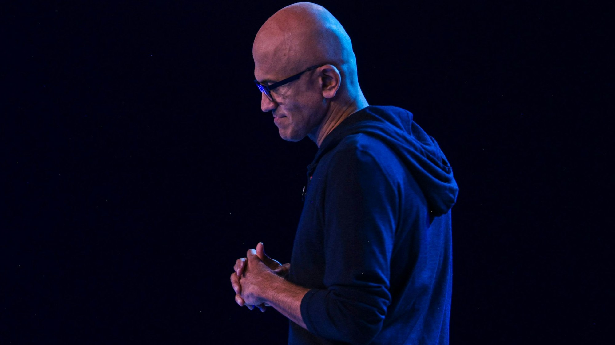 Microsofts CEO Satya Nadella bei einer Konferenz in Seattle, Washington. (Archivbild)