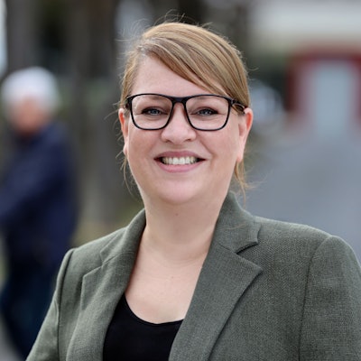 Das Bild zeigt die Sozialdemokratin Andrea Kanonenberg.