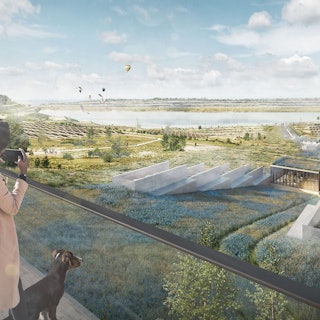 Mit dem Siegerentwurf für den Einlauf des Rheinwassers in den Tagebau soll die Seebefüllung erlebbar gestaltet werden.