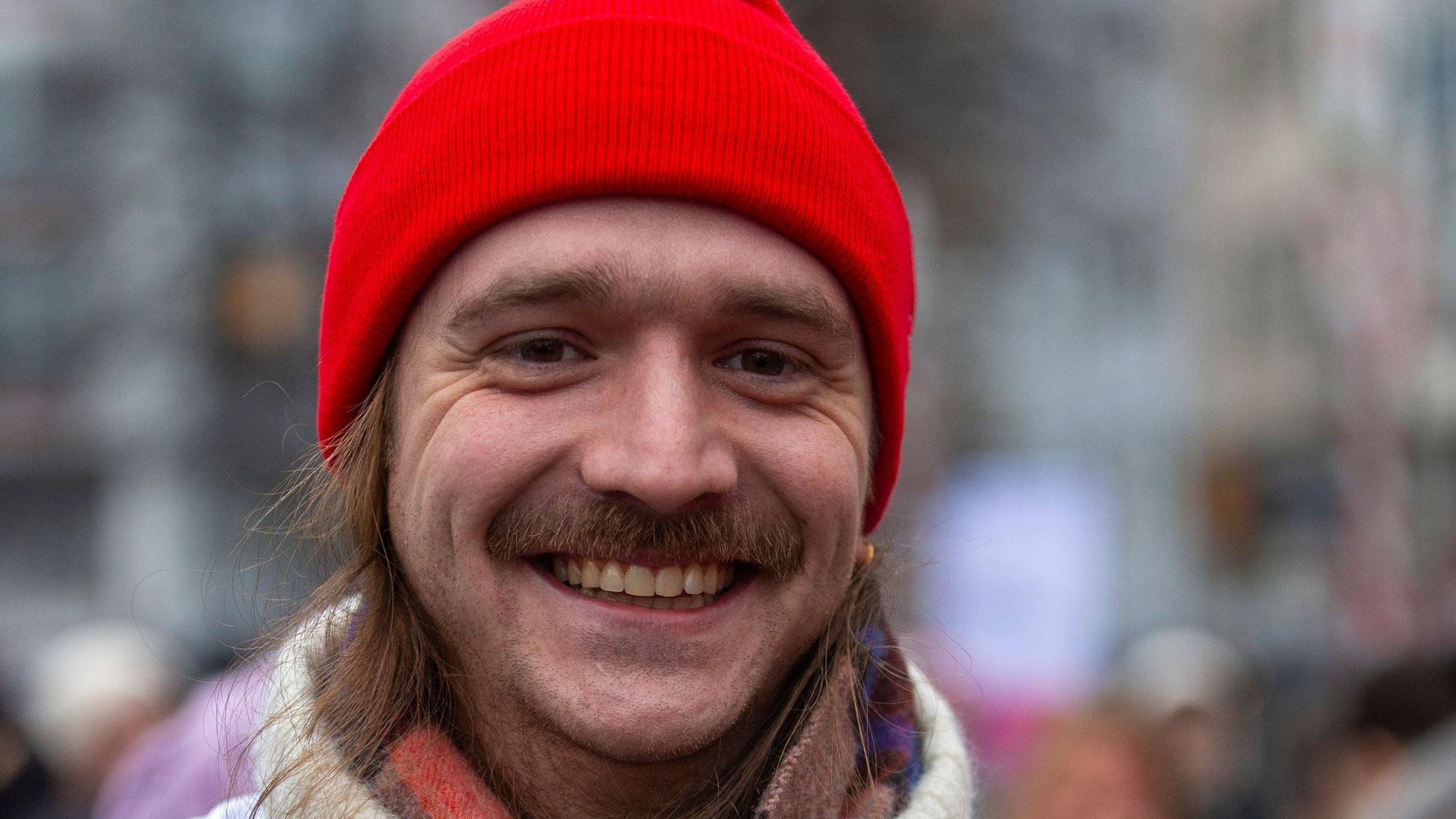 „Für gerechtere und bessere Arbeitsbedingungen“: Maximilian Hülshoff.