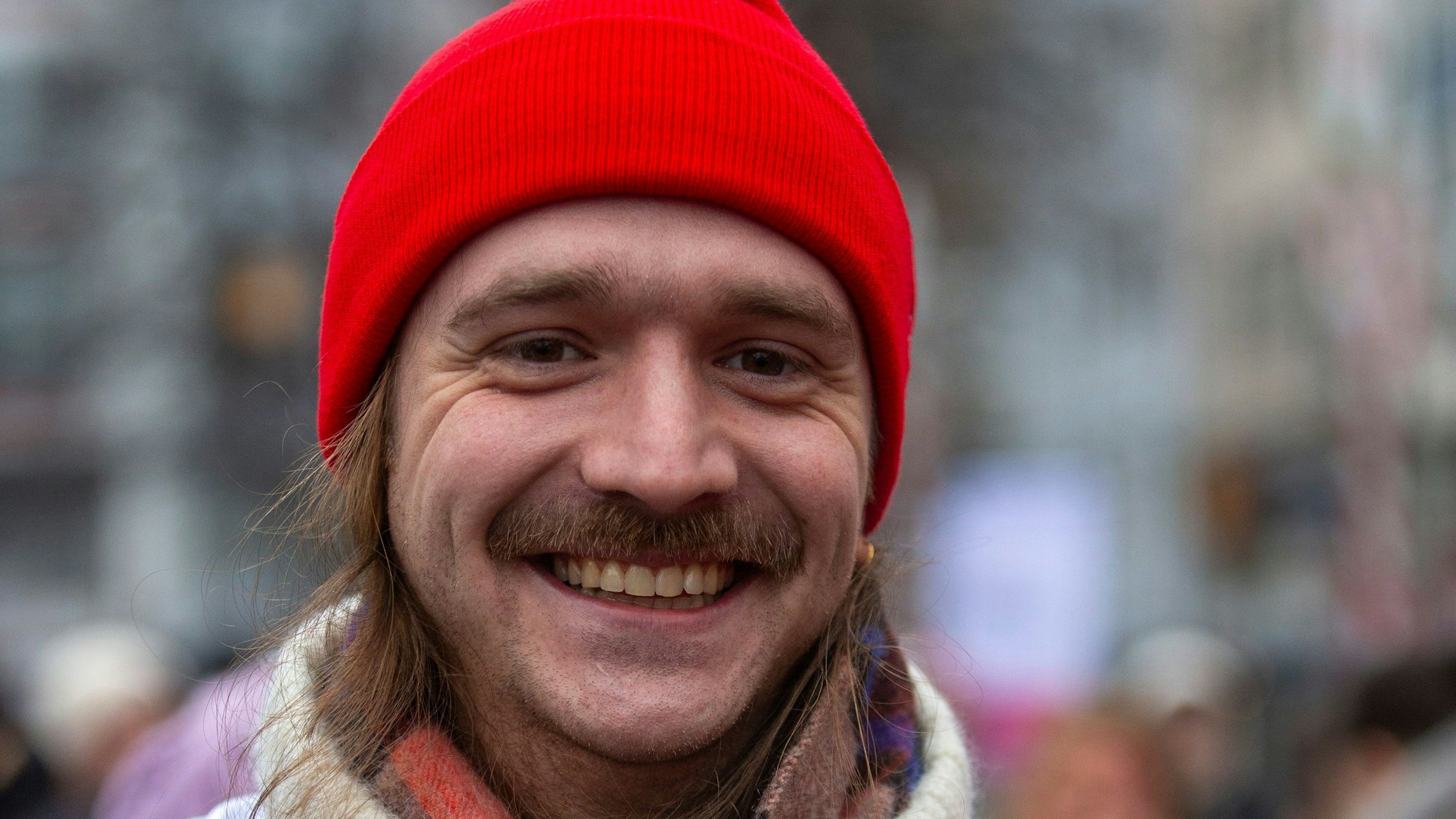 „Für gerechtere und bessere Arbeitsbedingungen“: Maximilian Hülshoff.