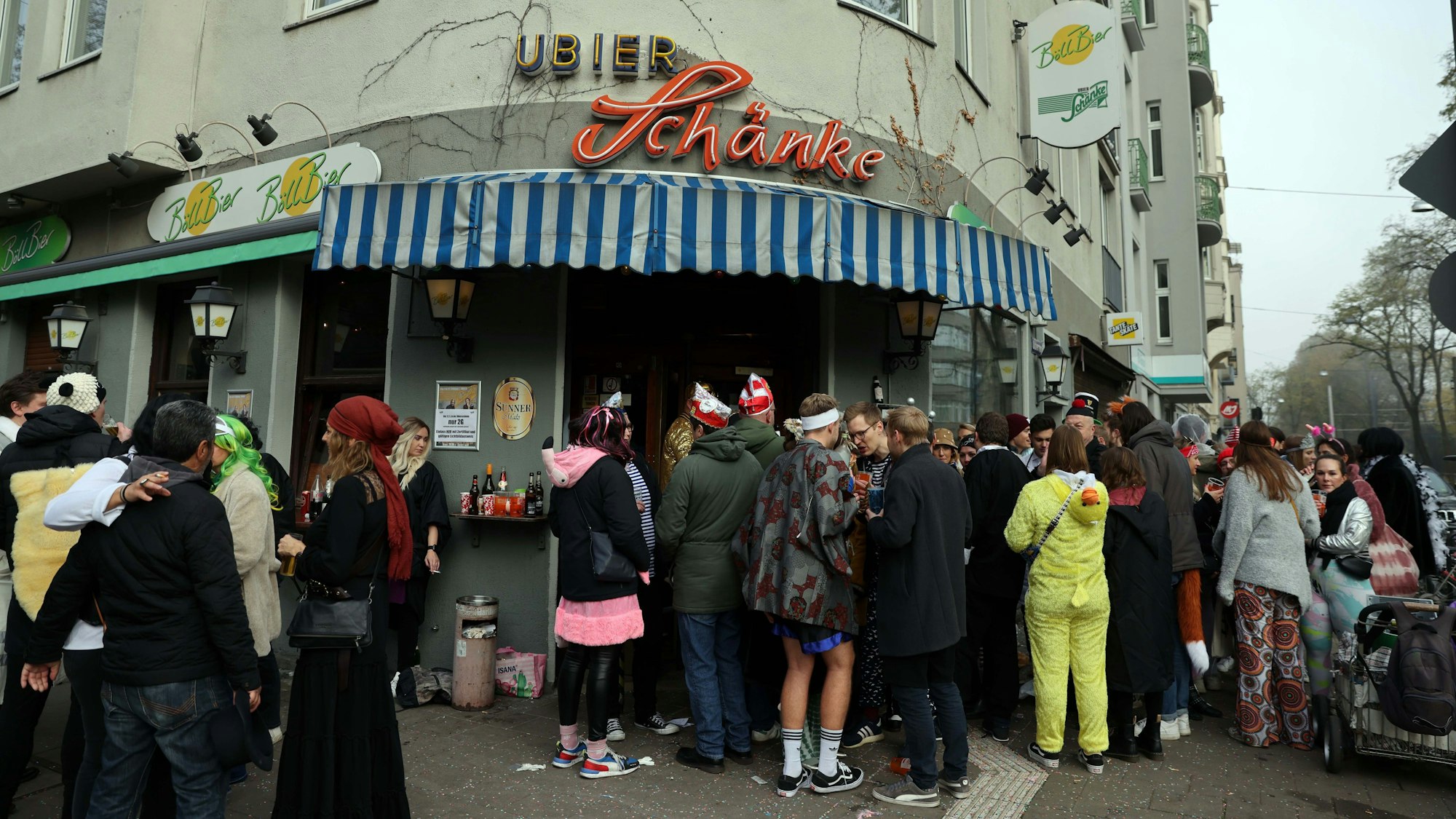 Foto von der Ubier-Schänke an Karneval
