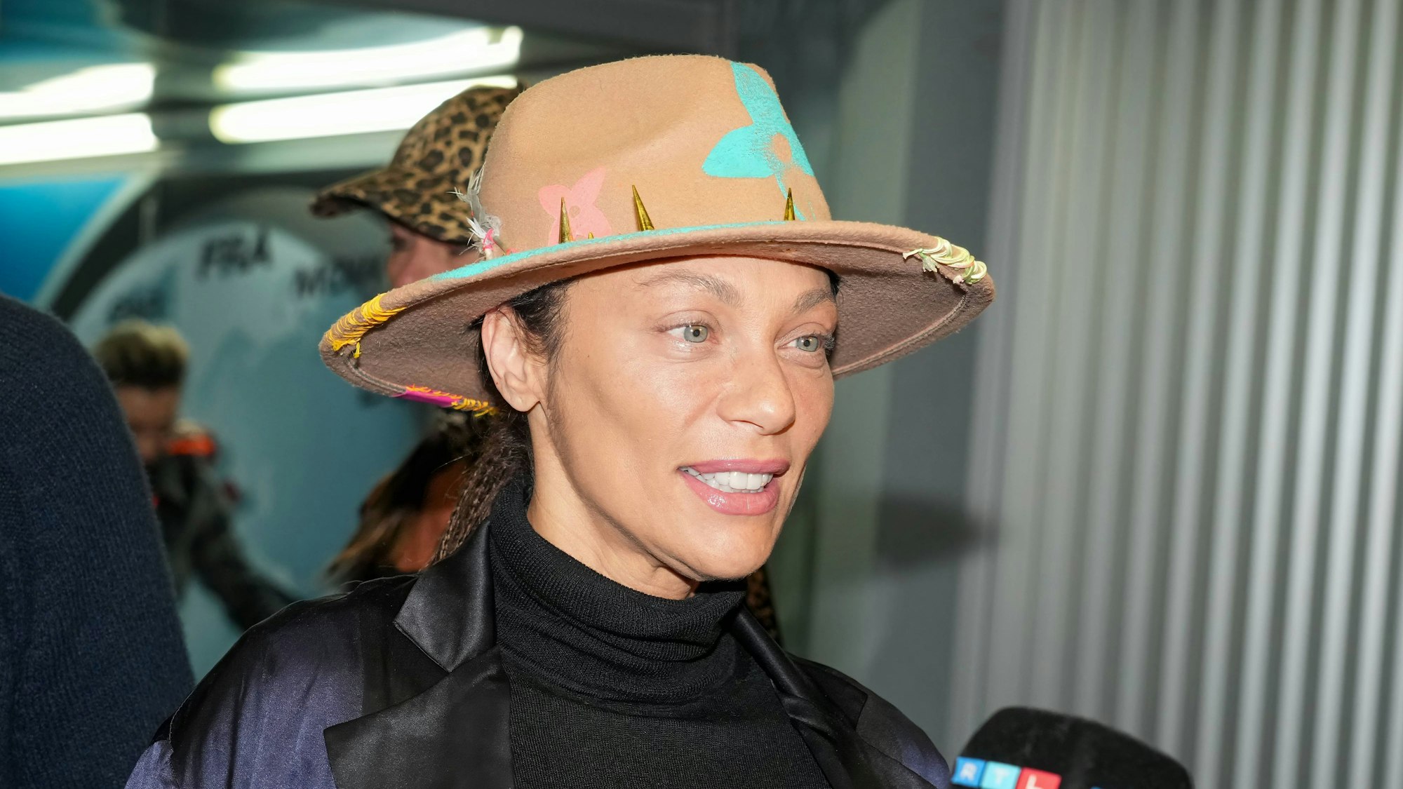 Lilly Becker bei der Rückkehr der Dschungelcamp-Kandidaten der RTL-Show „Ich bin ein Star - holt mich hier raus!“ aus Australien.