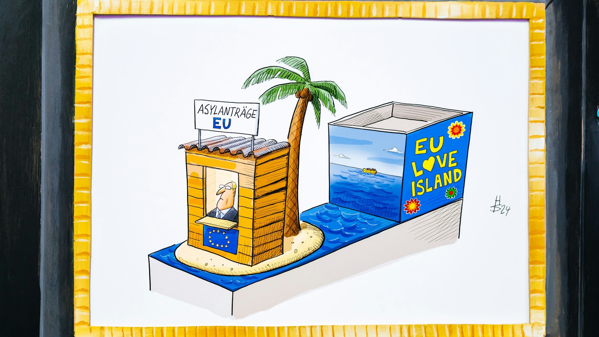 Die EU findet bei Asyl und Migration keine gemeinsame Linie und würde das Thema nach Meinung der Jecken am liebsten auf eine einsame Insel verbannen.