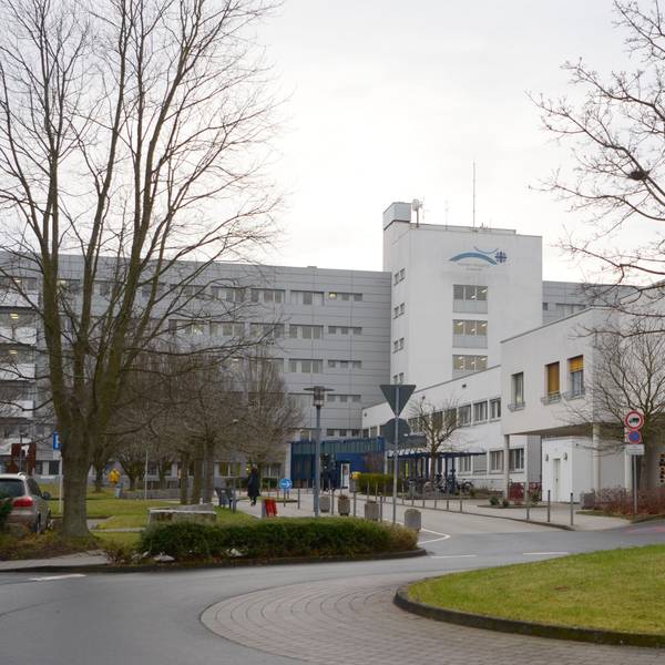 Der Gebäudekomplex des Marien-Hospitals in Euskirchen.