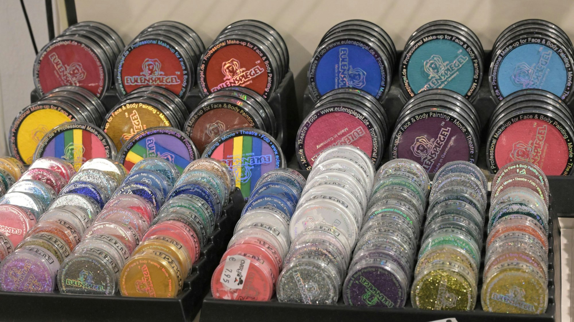 Farbauswahl fürs Schminken