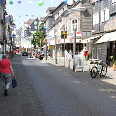 Das Foto zeigt die Untere Straße in Wipperfürth.