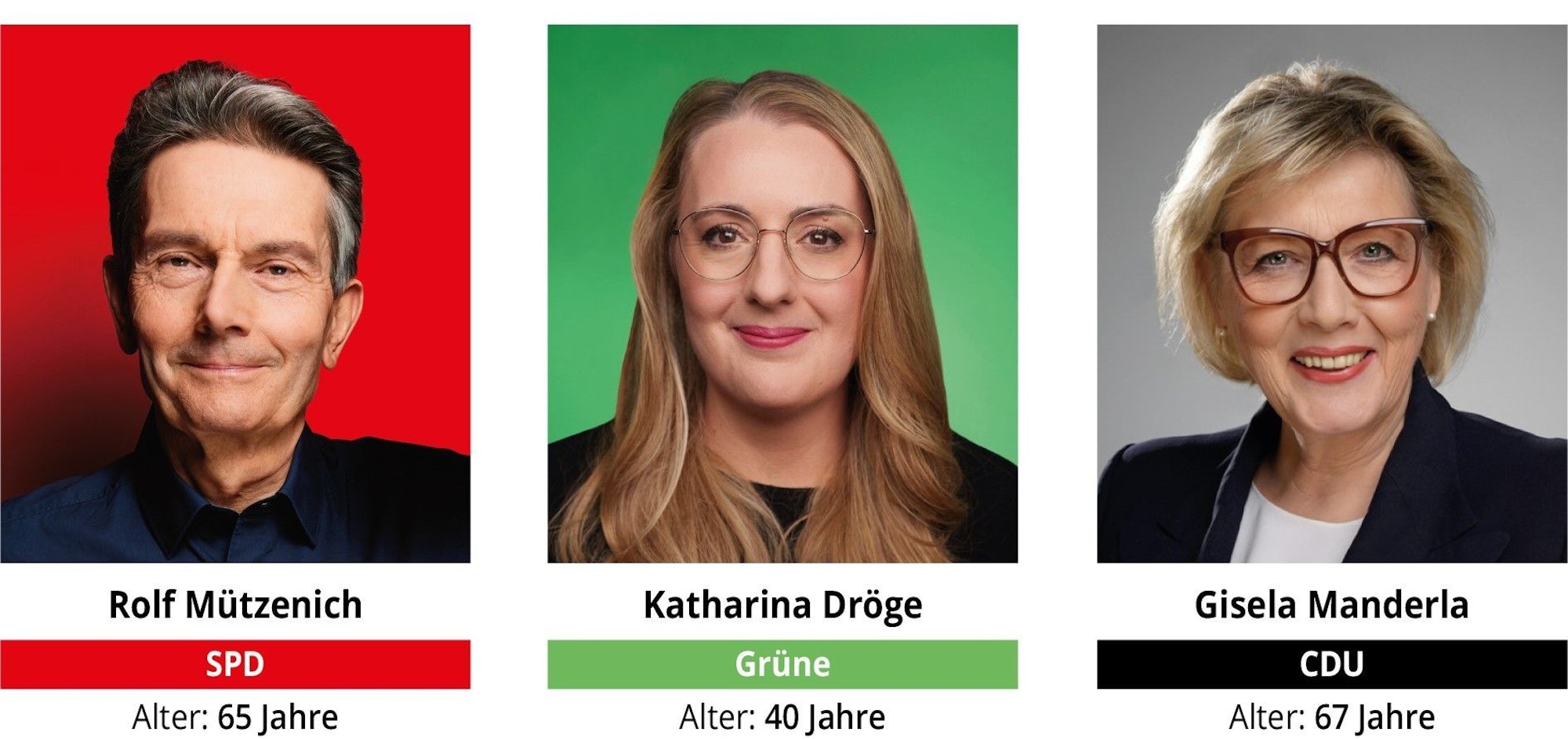 Diese Kandidatinnen und Kandidaten stehen zur Wahl.